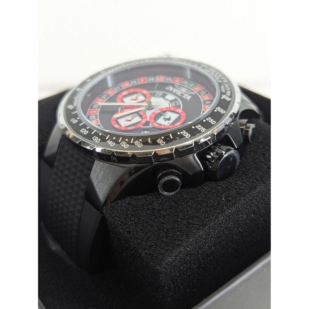 Invicta Aviator Monte Carlo Mens Watch 50mm Black Casino Roulette 49849 New